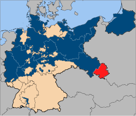Rot:Lage der Provinz Oberschlesien