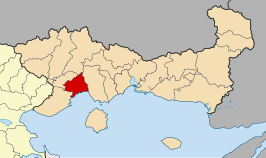 Kaart van Kavala