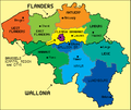 Image 13Map of Belgian regions and provinces. (from Geography of Belgium)