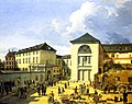 Die alte Akademie in Düsseldorf, 1831.