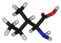 Chemical structure of Isoleucine