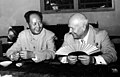 Mao Zedong ve Nikita Kruşçev, 1958, Pekin