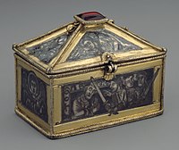 Reliquary Casket with Scenes from the Martyrdom of Saint Thomas Becket, c. 1170s, The Cloisters