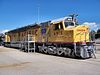 Union Pacific Railroad 6915, preserved by the Southern California chapter of the Railway and Locomotive Historical Society at the Los Angeles County Fairplex in Pomona, California.