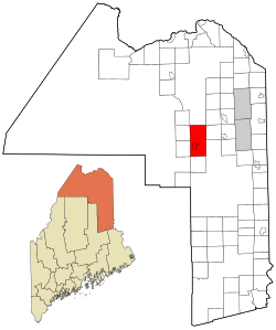 Location of Ashland, Maine