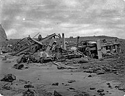 Kerusakan di Banten setelah tsunami, akibat Letusan Krakatau 1883