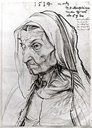 Portrait of the Artist's Mother at the Age of 63, Dürer, 1514