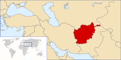 Lokasi Afganistan