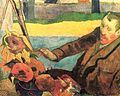 Portret fan Vincent van Gogh, dy't sinneblommen skilderet, Paul Gauguin