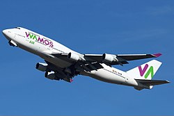 Boeing 747-400 der Wamos Air
