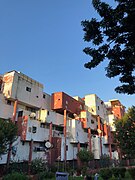 Vernacular modernism in GAMMA's Sidi Othmane Housing Development in Sidi Othmane, by André M. Studer [de] and Jean Hentsch (c. 1952).[66]