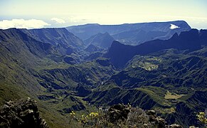 Udsigt over Cirque de Mafate