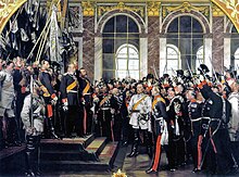 הקמת הקיסרות הגרמנית, ארמון ורסאי, 1871