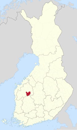 Lokasi Alavus di Finlandia