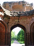 The Gate way of Arab Sarai facing East towards the tomb of Humayun