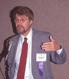 Дэвид Румельхарт на International Joint Conference on Neural Networks (IJCNN), Сиэтл, 8 июля 1991
