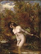 La bañista (1846), de William Etty, Tate Britain, Londres.