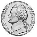 Jefferson-Nickel Vorderseite