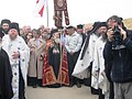 Baptême de l'Epiphanie (18 janvier) de l'Église orthodoxe grecque à Kasser al Yahoud dans la vallée du Jourdain