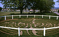 Trávníkový labyrint z Rutlandu v Anglii