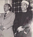 السادات يصلي مع الشيخ الشعراوي 1978