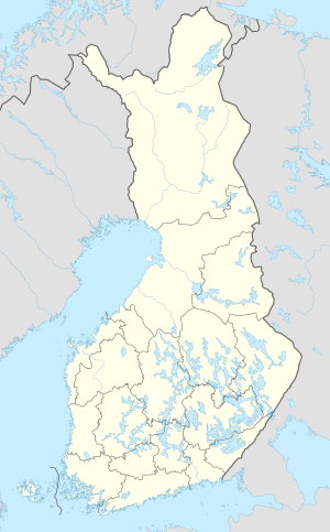 Mapa konturowa Finlandii