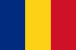 Flag of Romania (vertical tricolour triband)