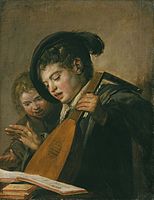 Хлопчики, які співають. 1625. Державна художня галерея. Кассель
