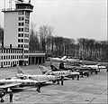 Belgijski Avro Canada CF-100 Canuck pośród myśliwców NATO w 1959.