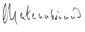 signature de François-René de Chateaubriand