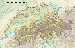 Samedans läge i Schweiz