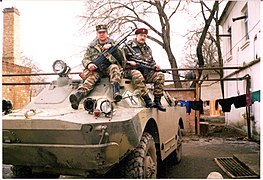БРДМ-2 на второй войне в Чечне, 2000