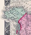 Image 71860 map of Russian America (from History of Alaska)