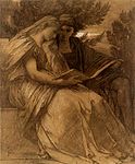 Anselm Feuerbach: Paolo und Francesca, sketch, 1864