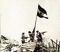 رفع العلم المصري في سيناء، في 6 تشرين الأول (أكتوبر) 1973.
