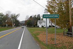 Entering Stephentown