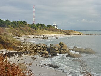 La pointe de Beg Meil : le sémaphore et la plage des dunes