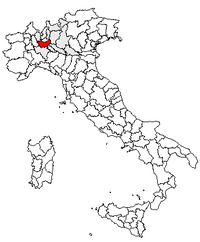 Položaj Provincije Milano u Italiji