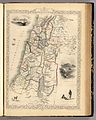 1851 жылғы Палестина картасы