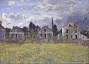 Case ad Argenteuil Claude Monet.