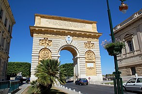 Vítězný oblouk Porte du Peyrou