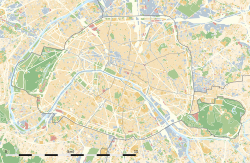 Венсенський Ліс. Карта розташування: Париж