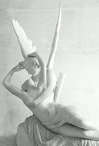 Psyché ranimée par le baiser de l'Amour d'Antonio Canova constitue une des prouesses de la taille du marbre.