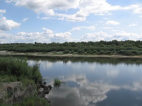 Река Сура рядом с Алатырем