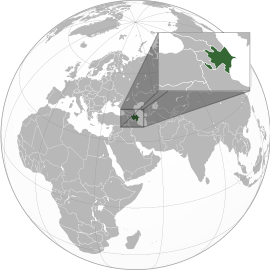 Розташування Азербайджану