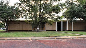 The Baylor County Courthouse in Seymour