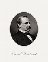 Grover Cleveland 1885–89, 93–97