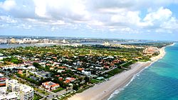 Aerial Photograph Of Palm Beach Proper