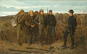 Уинслоу Хомер. Пленные на фронте , 1866