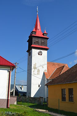 Evangelický kostel v obci
